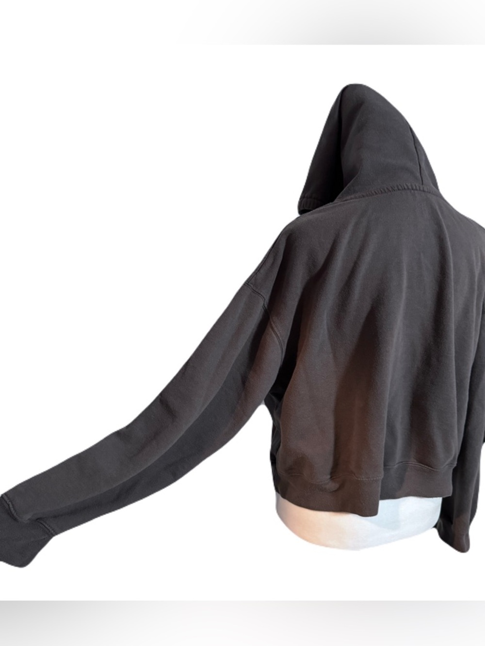 Star Wars “The Child” (Baby Yoda/Grogu) Cropped Hoodie – Junior Size – Gray XXL - Picture 5 of 16